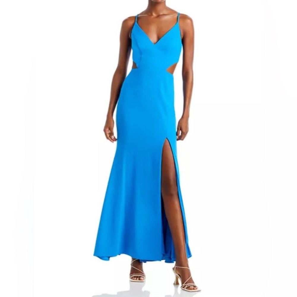Aqua formal dress